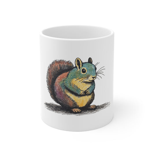 Colorful Squirrel Mug
