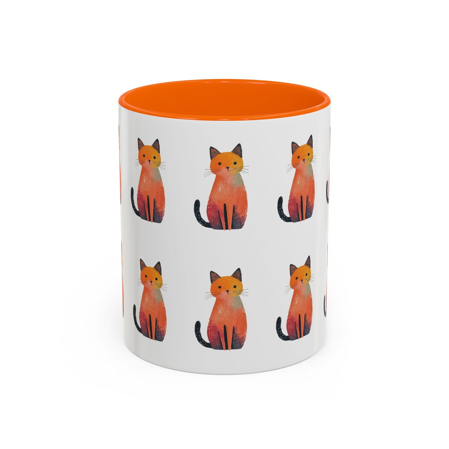 Cute Watercolor Fox Pattern Mug