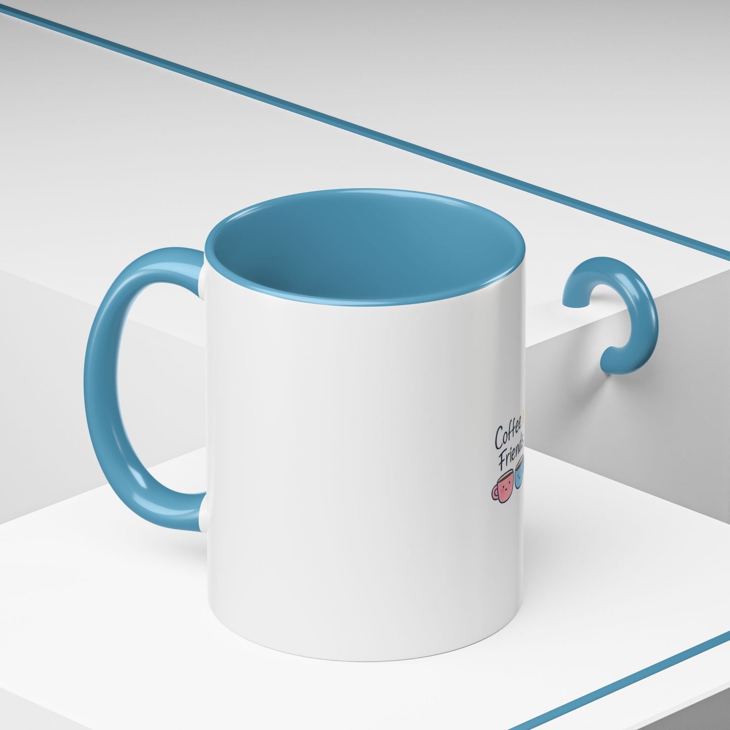 Coffee Friends Minimalist Mug
