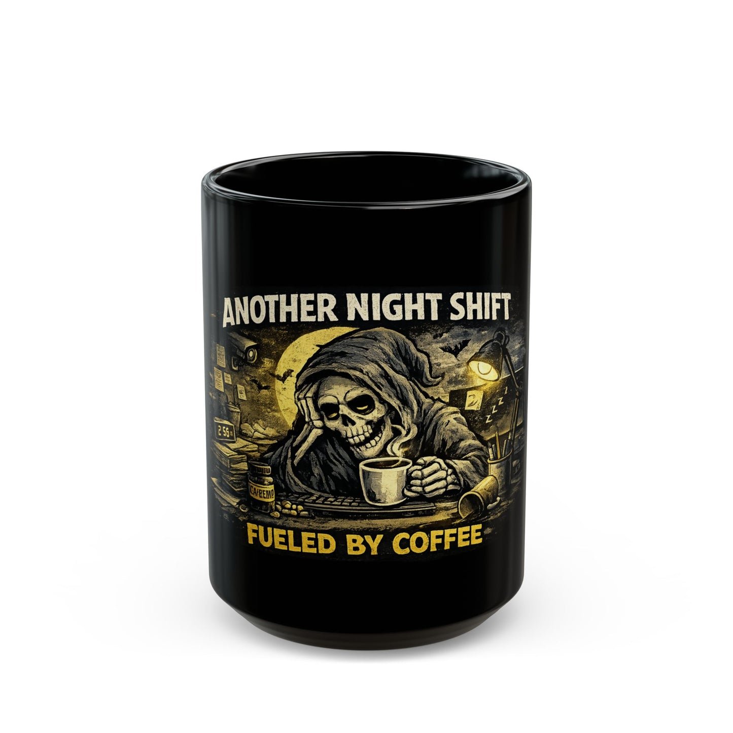 Night Shift Fueled by Coffee Mug