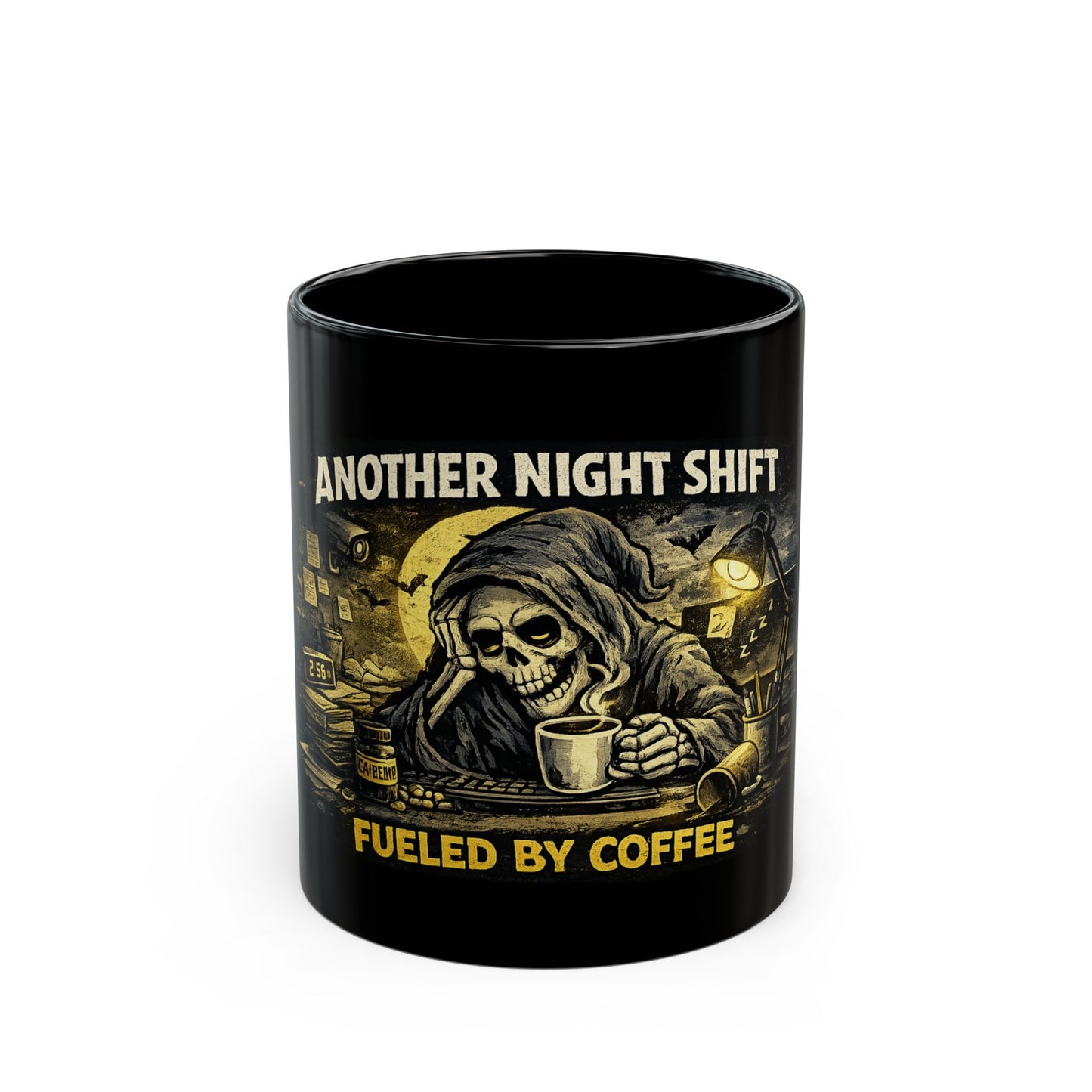 Night Shift Fueled by Coffee Mug