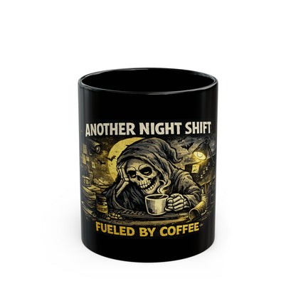 Night Shift Fueled by Coffee Mug