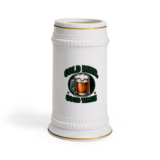 Cold Beer Good Times Beer Stein