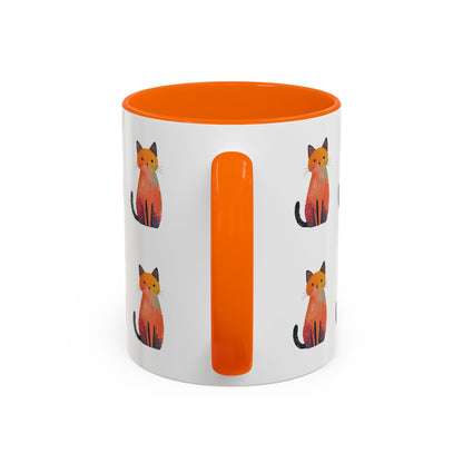Cute Watercolor Fox Pattern Mug