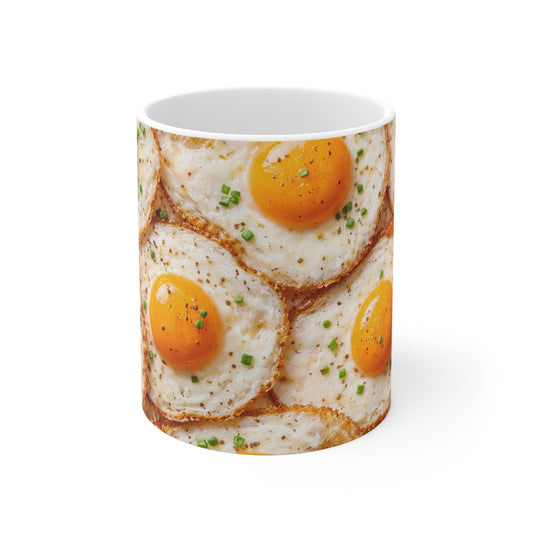 Fried Egg Pattern Mug